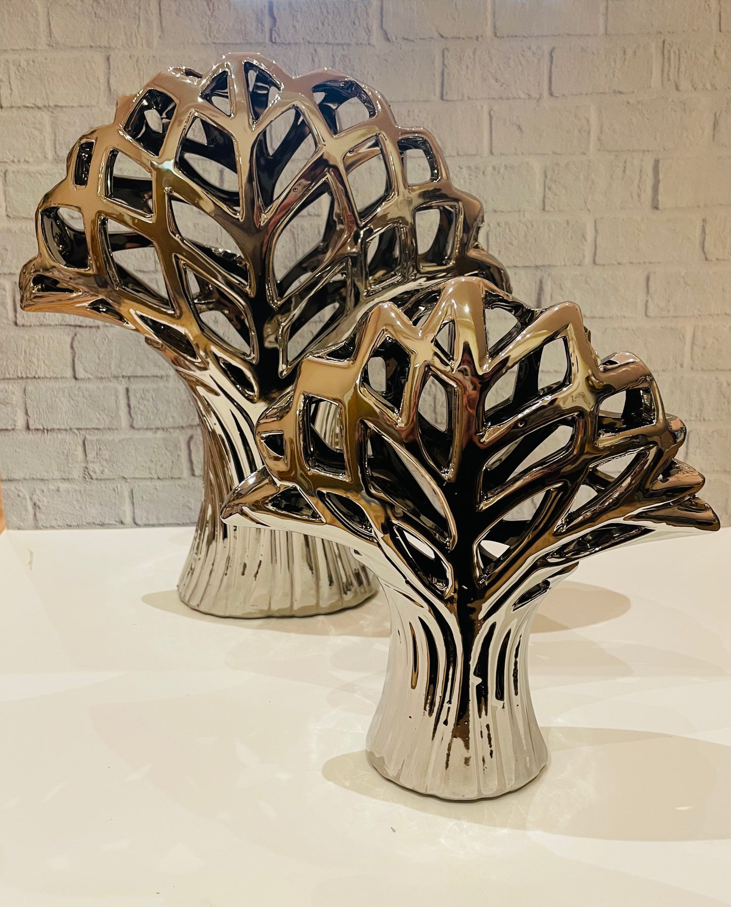 Silver Tree Of Life Sculpture Small 20cm Or Medium 28cm