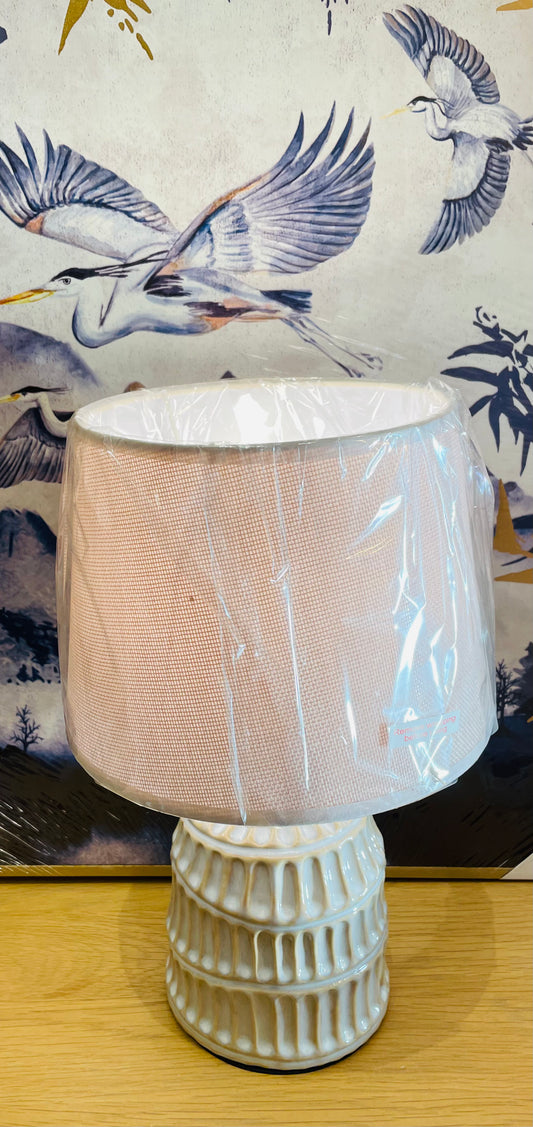 Small Table Lamp & Shade Cream