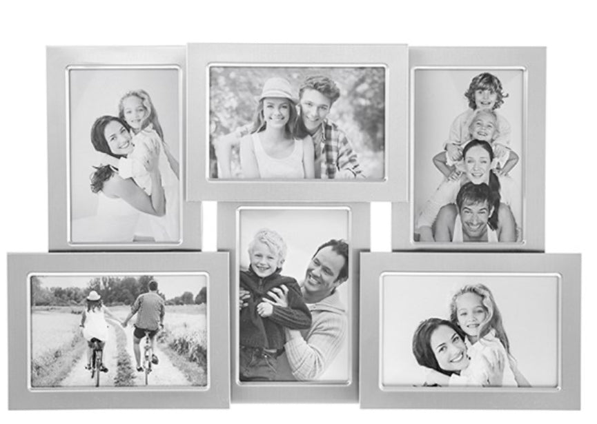 Satin Silver Multi Frame 4x6