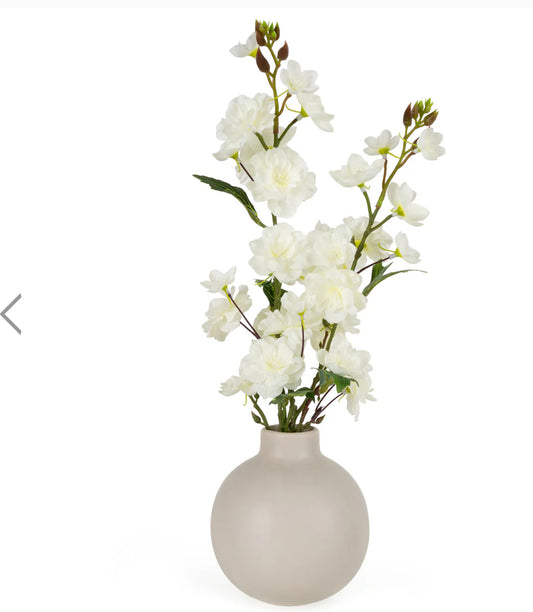 Blossom Flowers In Ceramic Vase 40cm