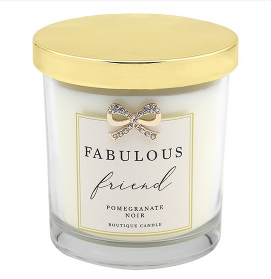 Fabulous Friend Bow Candle