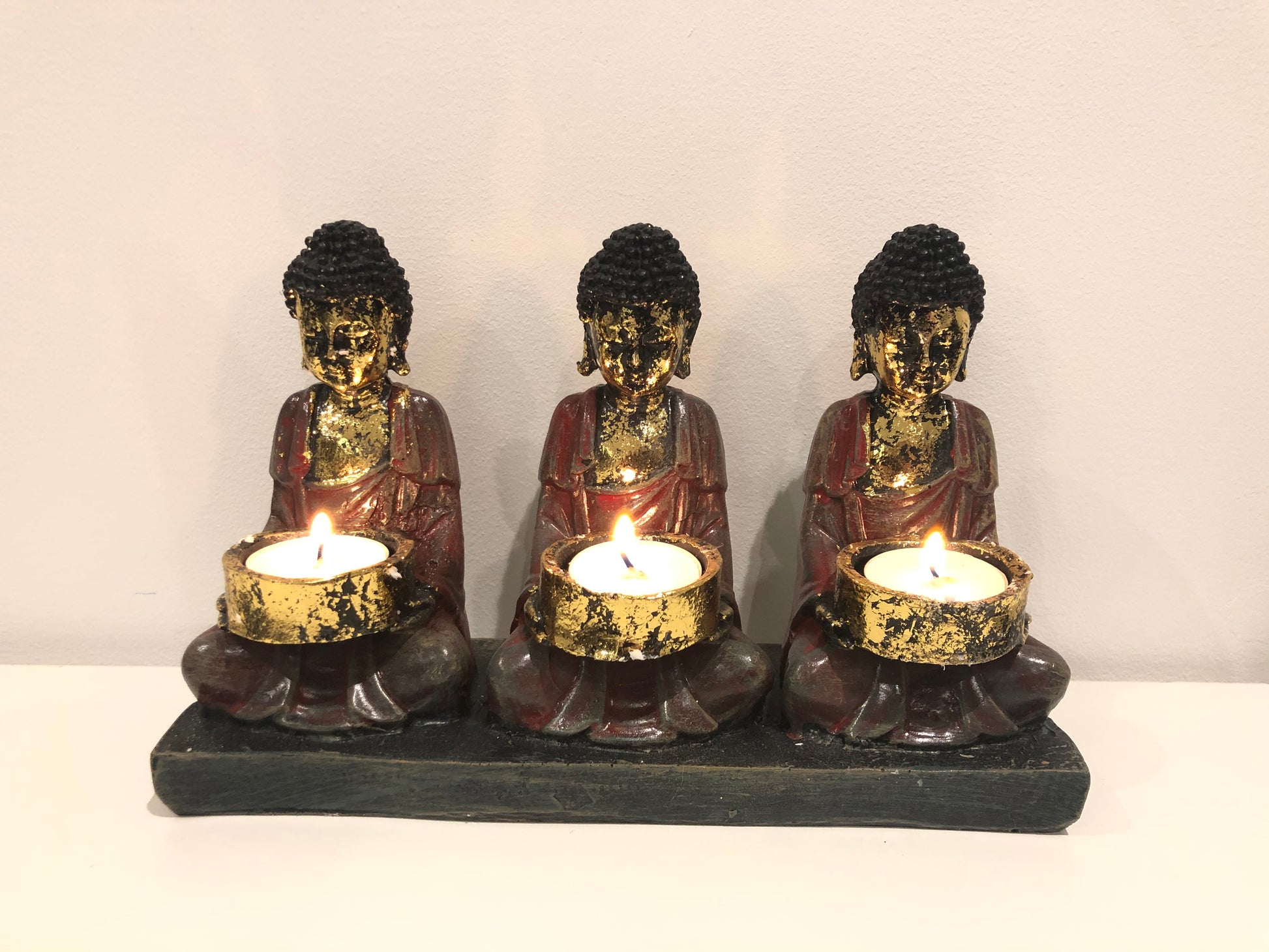 Buddha Trio Candle Holder (4953681363015)